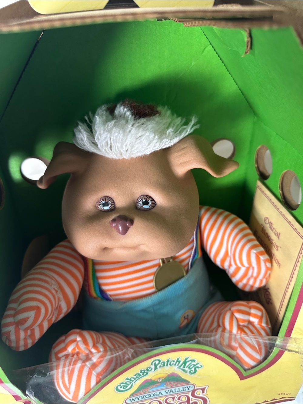 Vintage 1983- 1984 Cabbage Patch Kids Wykosa Valley Koosas doll 15" NIB